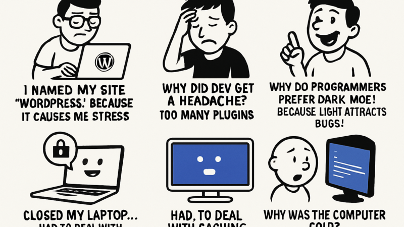 5 Hilarious WordPress and Technology Jokes