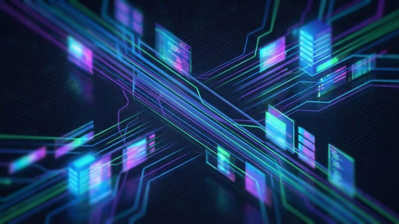 abstract digital servers and stuff